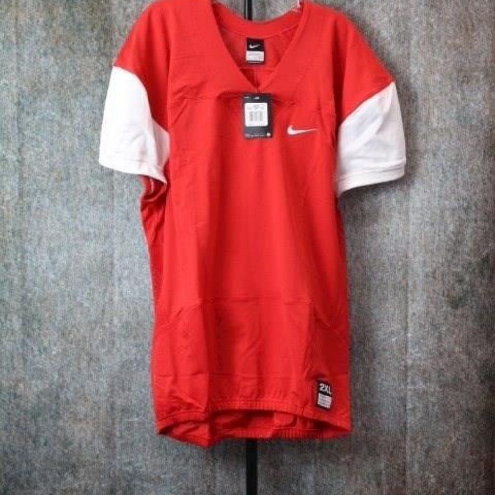 NWT Nike Men's Red/White Football Jersey SZ-XXL